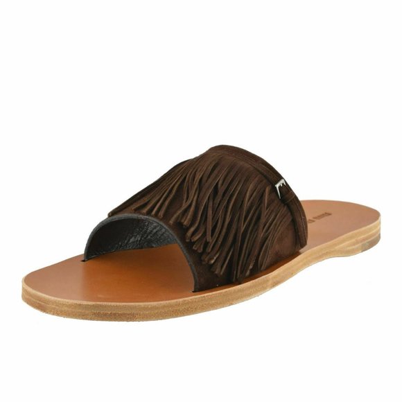 Miu Miu Women's Suede Leather Flip Flop Shoes